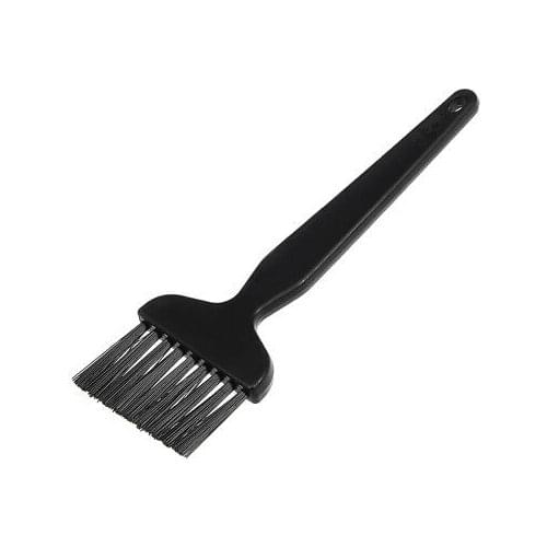 Plastic Handle ESD Anti Static Conductive Brush 9 Holes Black