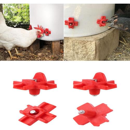 Easy installation of chicken and bird drinkers poultry drinkers quail automatic poultry nipple 2021New drinkers 15 pieces