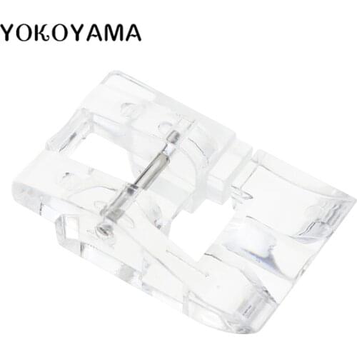 YOKOYAMA Round Bead Presser Foot For Singer Brother Domestic Sewing Machine Low Shank Roller Sewing Machine Presser Feet Parts