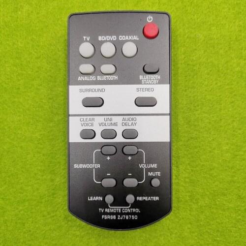 Remote Contro FSR66 ZJ78750 for Yamaha ATS1030 YSP-1600 SoundBar system