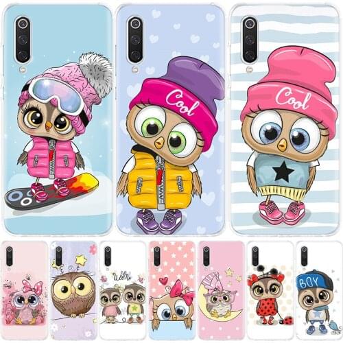 Cartoon Cute Owl Star LoveLy Candy Silicon Phone Case For Xiaomi Redmi Note 10 9 8 9S 8T 7 6 5 6A 7A 8A 9A 9C Pro Customized Cov