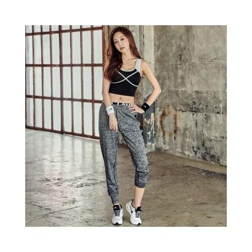 Yoga top sleeveless sports wear women gym clothing fitness workout clothes sport suit jogging sportswear yoga set tracksuit