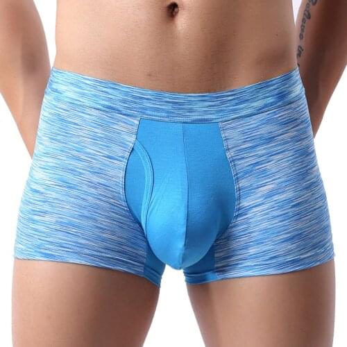 Boxers Mens Breathable Modal Underwear Mens Boxer Shorts Sexy U Convex Men Panties European Size Underpants calzoncillos hombre