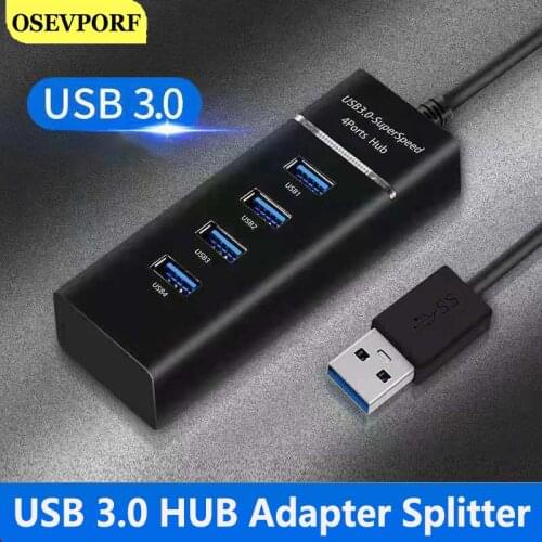 4 in 1 USB 3.0 HUB Adapter High Speed USB Connector Computer Accessories For PC Macbook Pro Air Dell Lenovo Xiaomi HUB Splitter