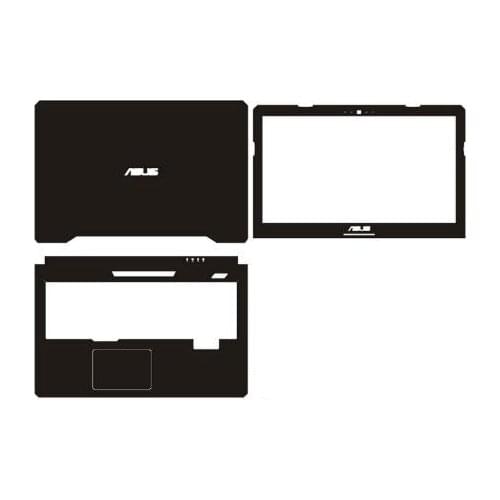 Laptop Carbon Fiber Vinyl Skin Sticker Cover For ASUS TUF FX504GE FX504G FX504 FX504GM FX504GD 15.6