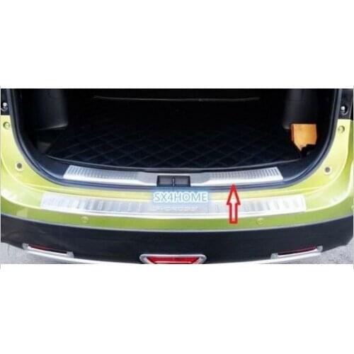 Rear Cargo Floor Trim Sill Plate Cover for 2014 Suzuki SX4 S-Cross