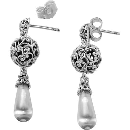 CKK Regal Droplets Drop Earrings 925 Sterling Silver Original Jewelry Making For Women Anniversary Gift