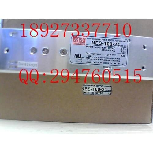 [ZOB] 100% brand new original authentic Taiwan Ming Wei switching power supply NES-100-24 100W DC24V --5PCS/LOT