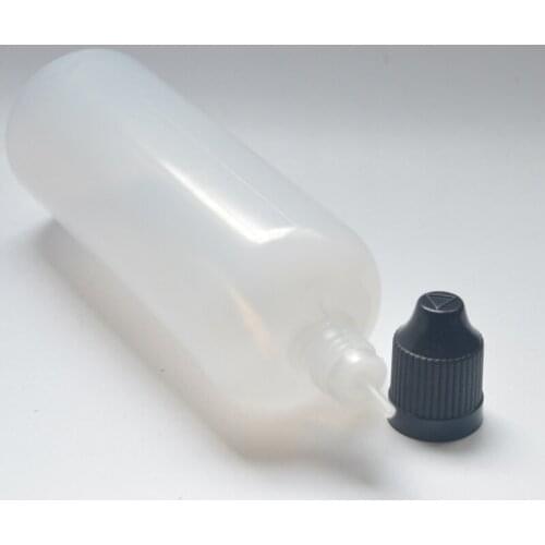 1pcs 120ml Empty Bottle PE 120ml Plastic Dropper Bottles With Childproof Cap and Long Tip E Liquid Bottle