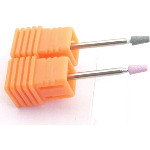 1pcs Corundum Nail Drill Bits 3/32" Rotary Ceramic Stone Burr Cutters for Manicure Nails Accessories Tool