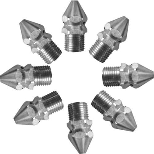 1PC Cleaning Nozzle Pressure Washer Drain Sewer Cleaning Pipe Spray Nozzle 4 Jet