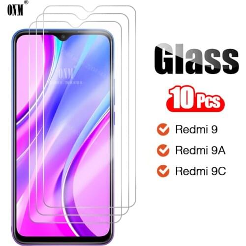 10 Pieces Tempered Glass For Xiaomi Redmi 9 9A 9C 2020 Screen Protector For Xiaomi Redmi 9 9A 9C 2020 Protective Glass Film