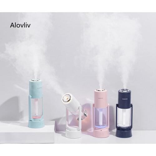 230ml Dazzle Shadow USB Air Humidifier For Home Ultrasonic Car Aroma Diffuser with Colorful Night Lamps Mini Office Mist Maker