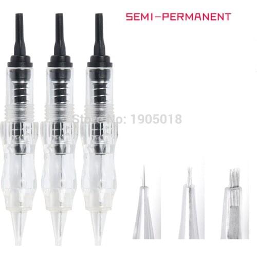 300pcs sterilized micro needles 1RL/3RL/5RL/3F/3RS/5F/5RS for digital permanent makeup eyebrow/lips/eyeliner tattoo pen machine