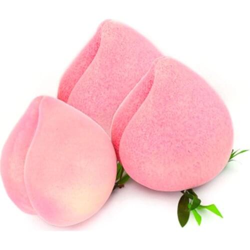 3x Artificial Peach Foam Fruit House Vegetables Pretty Christmas Kitchen Wedding Happy Decoration
