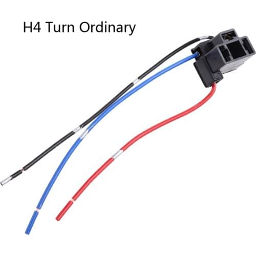 H4 Car Halogen Bulb Socket Power Adapter Plug Connector Wiring Harness