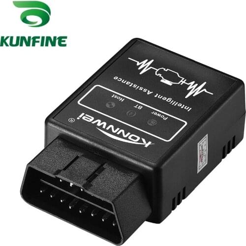 KUNFINE KW912 ELM 327 OBD II Bluetooth auto scanner Engine Fault obd2 Diagnostic tool work for android smartphone and Windows