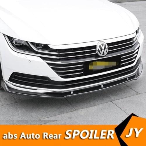For CC ABS Rear Bumper Diffuser Protector For 2019 TF Volk swagen CC Body kit bumper rear Front shovel lip rear spoiler