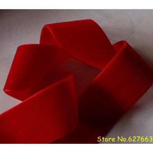 1-1/2'' 38mm Red Velvet Ribbon Free Shipping