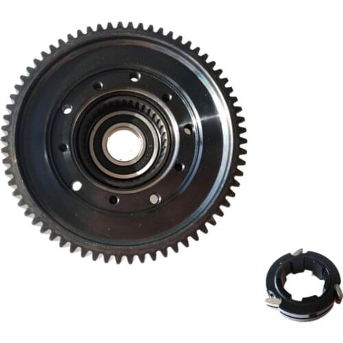 Bafang BBS01B BBS02B Mid Motor Big Pinion Gear Assembly Spare Part with Clutch Steel Transmission