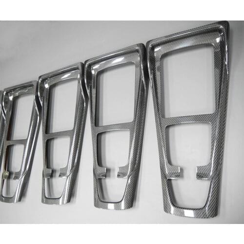 Dry carbon fiber interior stickers for Mercedes-Benz A35 A45 CLA35 CLA45 W177 central control door decorative stickers