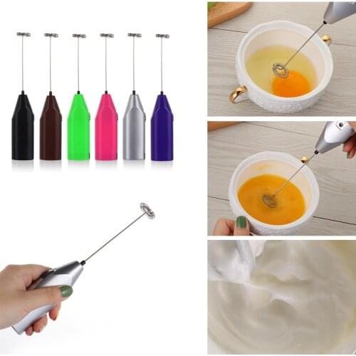 2020 New Electric Egg Beater Stainless Steel Milk Frother Coffee Stirrer Cake Blender Foamer Mixing Tool Kitchen Accessories