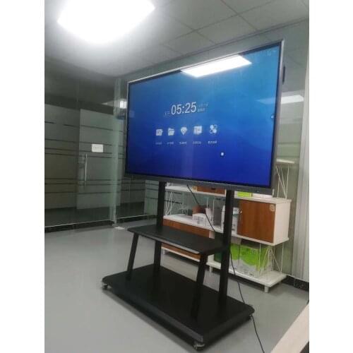 PC built in 65 75 85 inch 4K wifi Lcd touch screen with smart television TV function