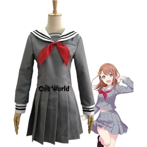 Project Sekai Colorful Stage Feat MORE MORE JUMP Hanasato Minori School Uniform Sailor Suit Outfits Anime Cosplay Costumes