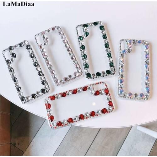Luxury Rhinestone Phone Cases For Samsung Galaxy A9 A8 A7 A6 A5 j8 j7 j6 j5 j4 2018 2016 Diamond Bling Phone Cover Coque Fundas