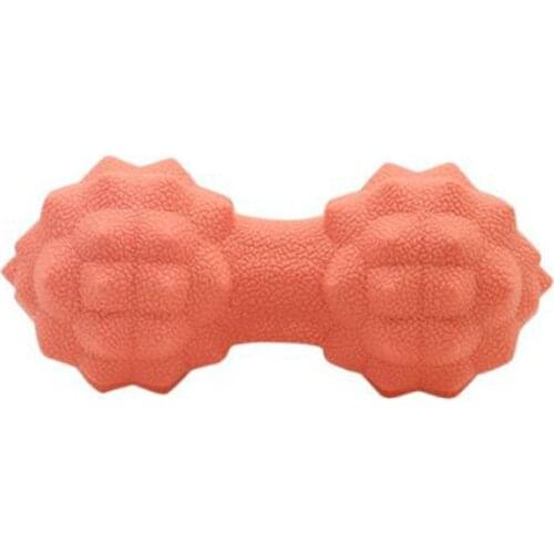 Peanut Shape Silicone Spiked Massage Ball Deep Tissue Muscle Relax for Feet Back Therapy Trigger Point Fitness Roller