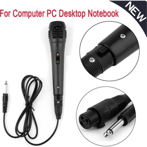 Flexible Stand Mini Studio Speech Microphone 3.5mm Plug Gooseneck Mic Wired Microphone for Computer PC Desktop Notebook