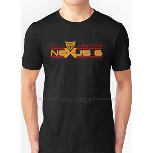 Tyrell Corporation Nexus 6 Replicant T Shirt 100% Pure Cotton Blade Runner Bladerunner Voight Kampf Replicants Nexus 6 Deckard