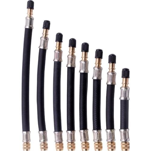 Air Pump Extension Tube Motorcycle Bike Car Tire Air Inflator Hose Inflatable Pump Extension Tube Adapter Twist Tyre Auto parts