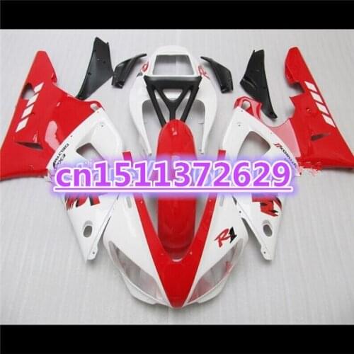 YZFR1 98-99 Fairing Set for YZF1000 1998 1999 R1 red white YZF R1 98 99 YZF1000 98 99 Plastic Kit-Dor D