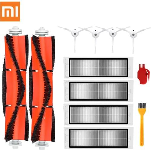 12PCS Vacuum Cleaner Accessories for Xiaomi Mi Robot 1S Replacement Main Brush Filters Side Brushes Vacuum Cleaner Accessory Kit