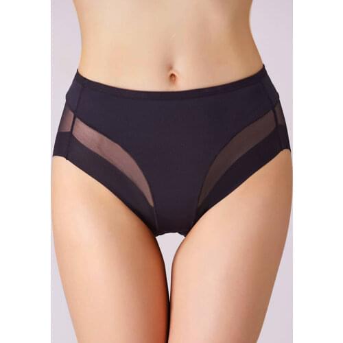 Women Boyshorts Body Shaping Panties Female Pants High Elastic Control Briefs Seamfree Breathable Mesh Waist Intimates Corset