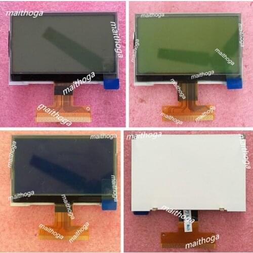 34PIN SPI COG 12864 LCD Screen ST7567 Controller 3.3V White/Green//Blue Backlight Parallel Interface