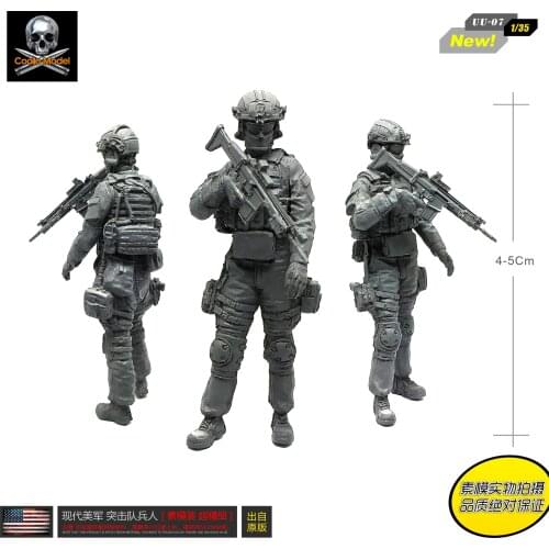 1/35 Resin Figure Kits U.s. Special Soldier Army Soldier Self-assembled UU-07