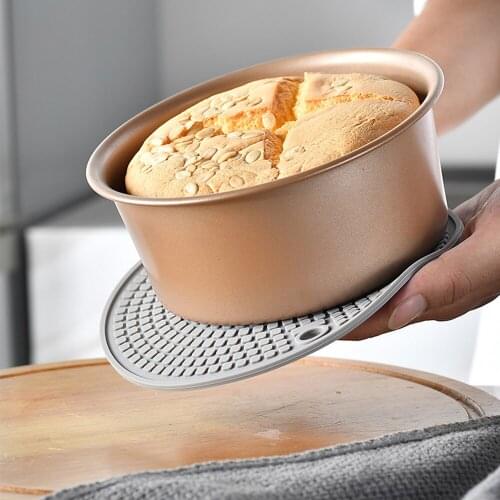 1Pcs/18CM Kitchen Accessories Silicone Mat Pot Holde INS Coasters Non-slip Thicken Placemats For Table Mats For Dining Table