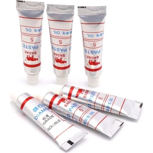 12pcs Diamond Polishing Lapping Paste Compound Syringes W0.5 ~40 Micron Abrasive 37MD