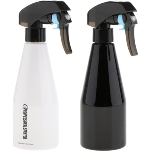 2pcs Muli-functional Empty Salon Barber Hairdressing Spray Bottle Mist Plastic Water Sprayer for Home Cleansing Garden Watering