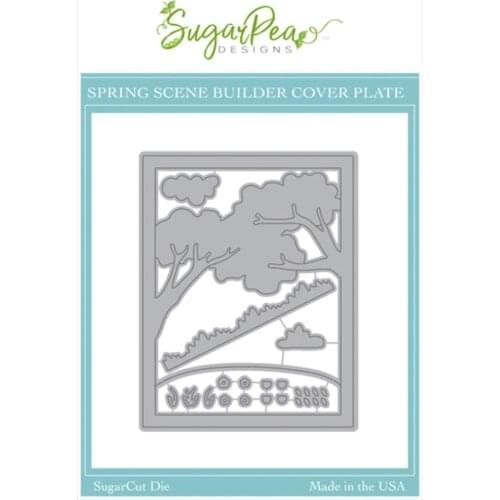 2021 AliliArts Metal Cutting Dies Spring Scene frame diy Scrapbooking Photo Album Decorative Embossing PaperCard Crafts Die