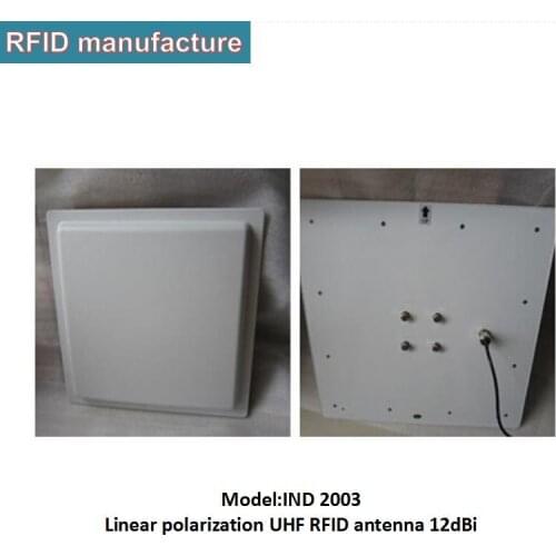 500w high power uhf 915mhz linear polarization tag antenna 868mhz high gain 12dbi long read range 15m with n female connector