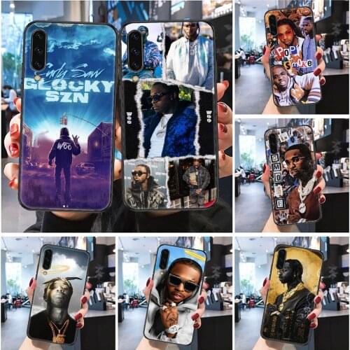 Pop Smoke Rapper Phone case For Samsung Galaxy A 3 5 7 8 10 20 21 30 40 50 51 70 71 E S 2016 2018 4G black silicone hoesjes