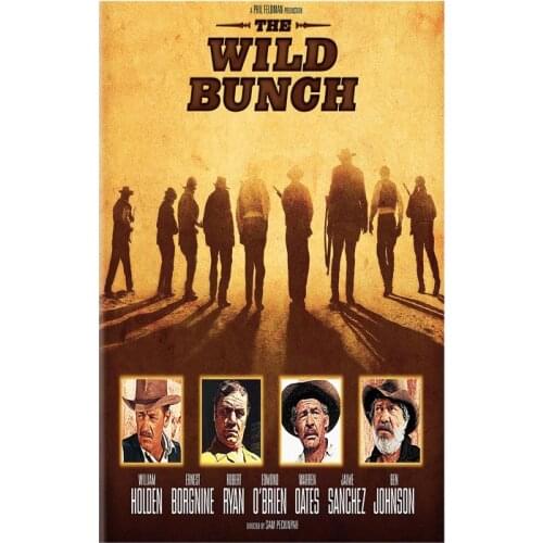 D0722 THE WILD BUNCH Movie Western Silk Fabric Poster Art Decor Indoor Painting Gift