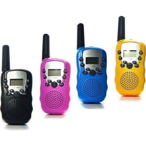 2 Pcs/Set Children Toys 22 Channel Walkie Talkies Two Way Radio UHF Long Range Handheld Transceiver Boy Girls Kids Gift Dropship