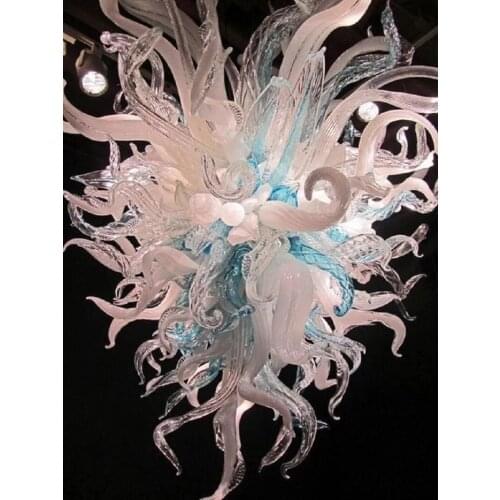 Pretty Color Hand Blown Glass Chandelier Lighting for Living Room Decoration