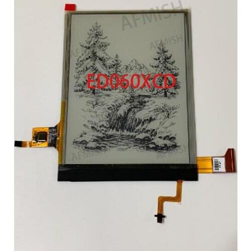 ED060XCD 100% new 6 inch eink LCD display screen for ONYX BOOX DARWIN 5 with backlight and touch free shipping