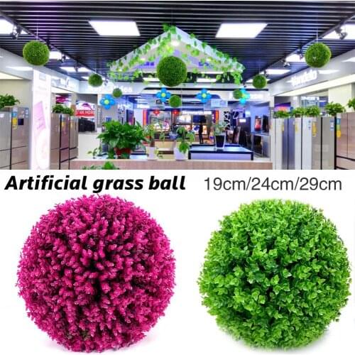 Simulated Eucalyptus Grass Ball Artificial Plant Ball Topiary Tree Wedding Party Home Outdoor Wedding Decor Plastic Grass Ball