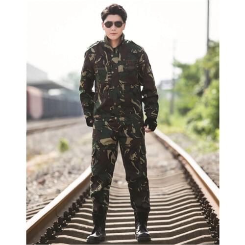 Good Quality Camouflage Tactical Army Military Uniform For Men Combat Shirt Pants Security Working Camping Free Shipping